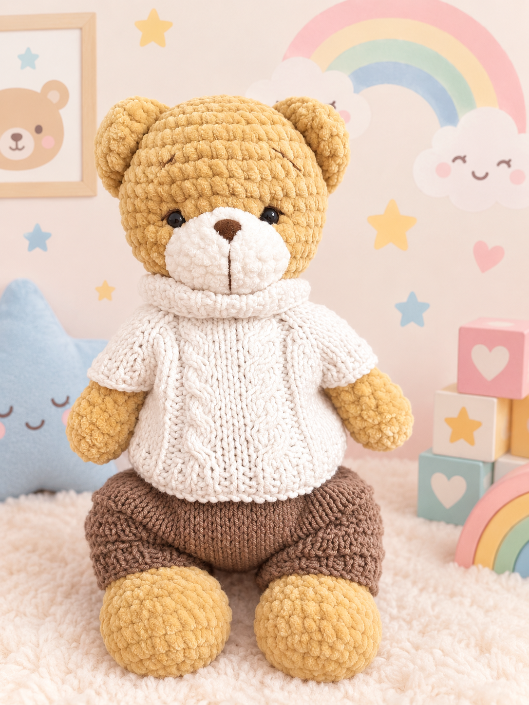 Ourson en col roulé 🧸🤎